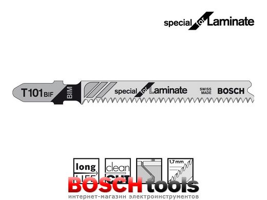 Полотно для лобзика Bosch special for Laminate T 101 BIF