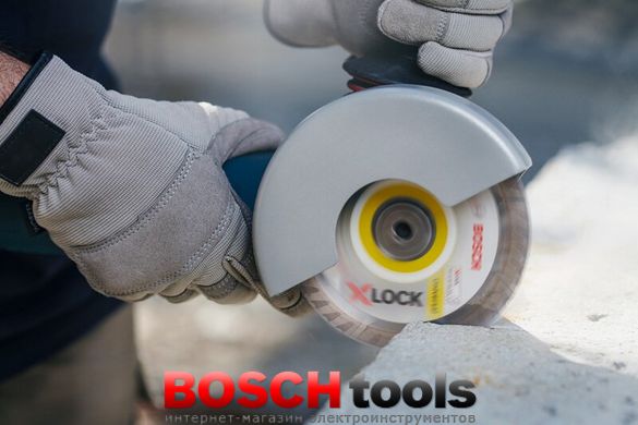 Алмазний відрізний круг Bosch X-LOCK Standard for Universal, 125x22,23x2x10 мм