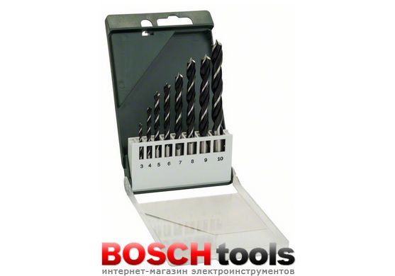 Набір гвинтових свердел Bosch для деревини з 8 шт.