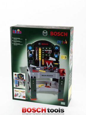 Детский игровой набор Рабочая станция Bosch (Klein 8580) 44 предмета