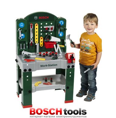Дитячий ігровий набір Робоча станція Bosch (Klein 8580) 44 предмети