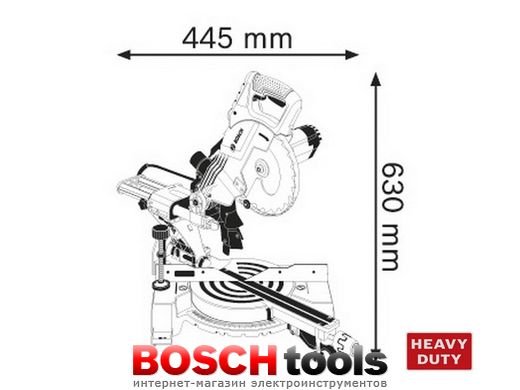 Панельна пилка Bosch GCM 800 SJ