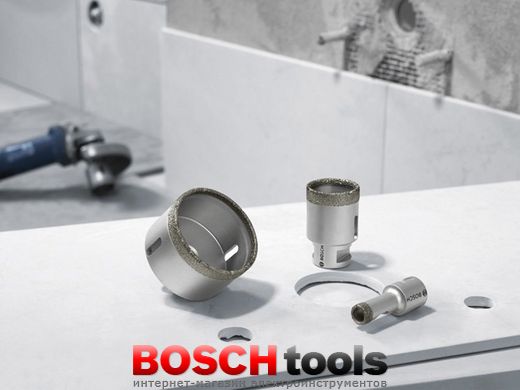 Набор из 4 алмазных коронок Bosch Dry Speed Best for Ceramic для сухого сверления