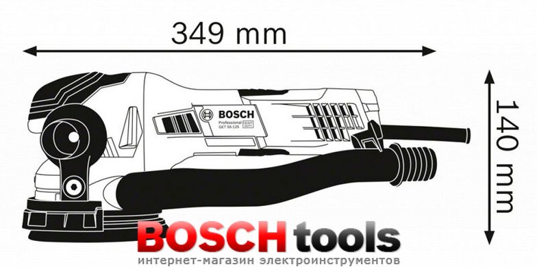 Эксцентриковая шлифмашина Bosch GET 55-125