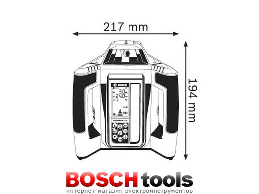Будівельний лазерний нівелір Bosch GRL 500 HV + LR 50