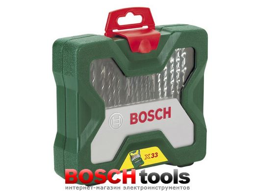 Набор сверл, бит Bosch X-Line из 33 шт.