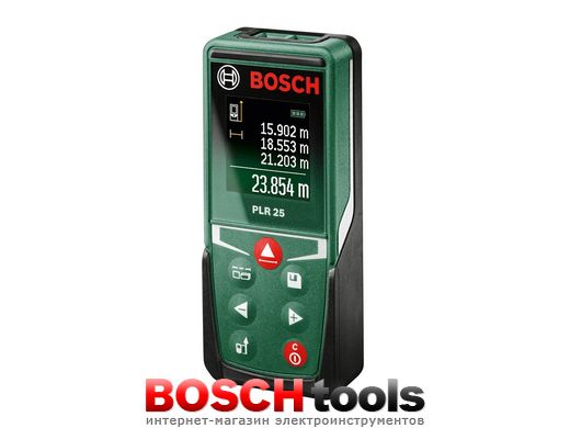 Цифровий лазерний далекомір Bosch PLR 25