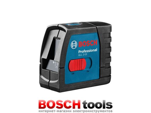 Линейный лазерный нивелир Bosch GLL 2-15