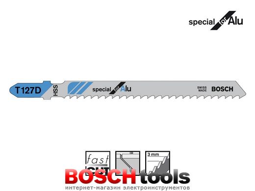 Полотно для лобзика Bosch special for Alu T 127 D