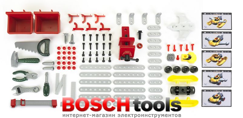 Дитячий ігровий набір Майстерня-конструктор Bosch (Klein 8687) 110 предметів