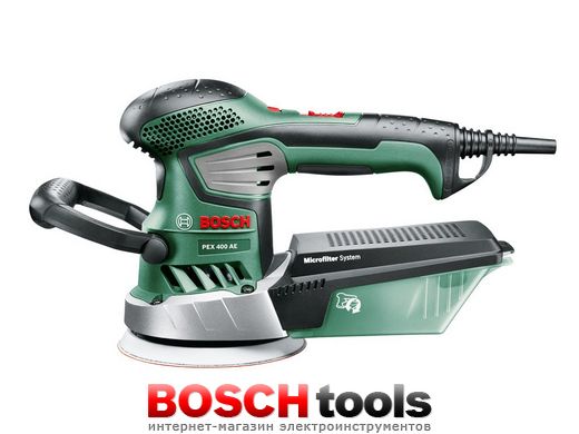 Ексцентрикова шліфмашина Bosch PEX 400 AE