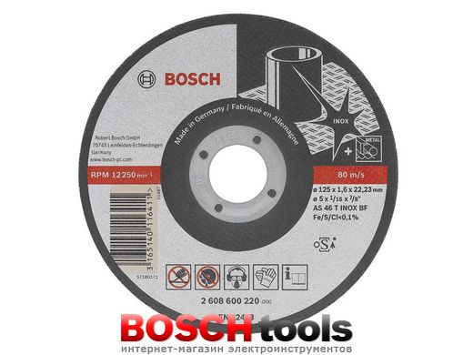 Отрезной круг Bosch по нержавеющей стали 230x2,0