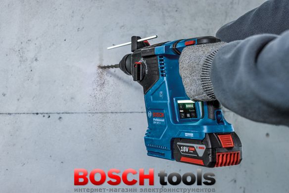 Аккумуляторный перфоратор Bosch GBH 187-LI с SDS plus