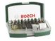Набор насадок-бит Bosch Colored PromoLine, 32 шт. + магнитный держатель