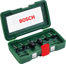 Набір фрез Bosch із карбіду вольфраму (хвостовик 6 мм), 6 шт.