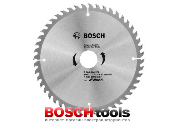 Пильный диск Bosch optiline ECO, Ø 190x30-48T