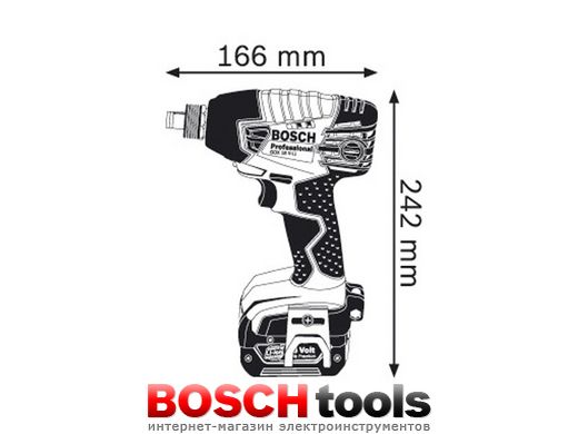 Акумуляторний ударний шуруповерт/гайковерт Bosch GDX 18 V-LI Professional