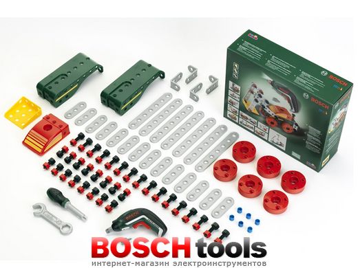 Детский игровой набор Мульти-конструктор с Bosch Ixolino II (Klein 8497) 110 предметов