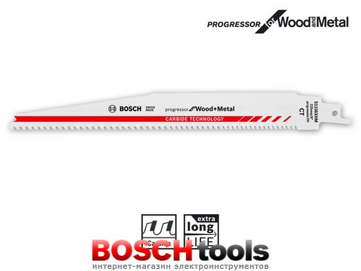 Пиляльне полотно Bosch S 1156 XHM Progressor for Wood and Metal