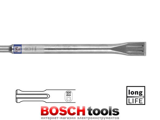 Плоское зубило Bosch SDS-plus 250 мм Long Life