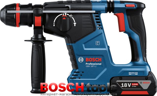 Аккумуляторный перфоратор Bosch GBH 187-LI с ONE Chuck патроном