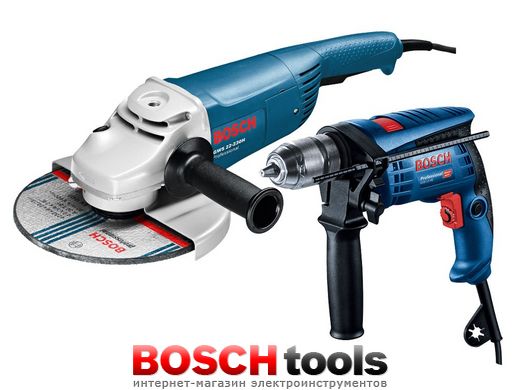 Комплект инструментов Bosch GSB 13 RE + GWS 22-230 H