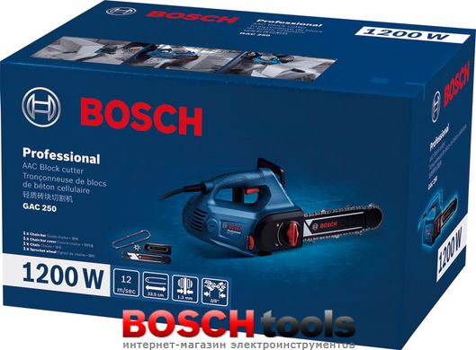 Цепная пила для газобетона Bosch GAC 250