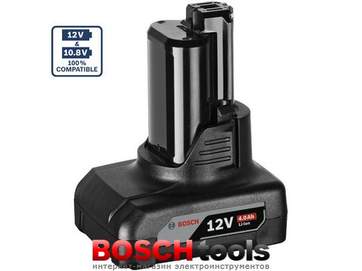 Аккумулятор Bosch GBA 12 В 4,0 Ач O-B
