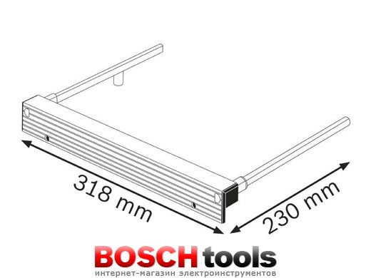 Параллельный упор для Bosch GKT 55 GCE Professional