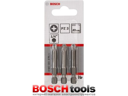 Насадка-бита Bosch PZ3 Extra Hart / 49 мм