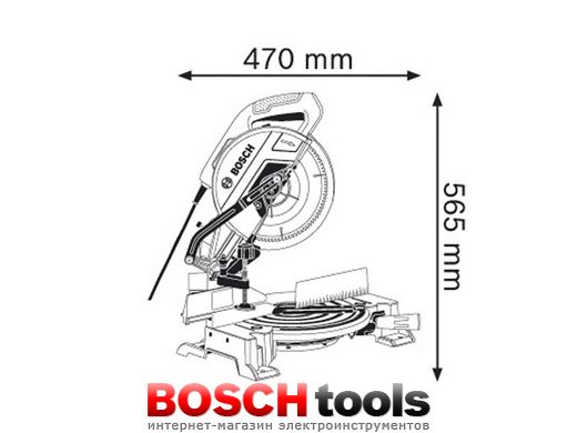 Торцовочная пила Bosch GCM 10 MX