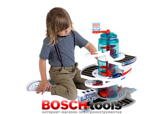 Детский игровой набор Bosch Car Service -Helix- парковочный гараж (Klein 2899)