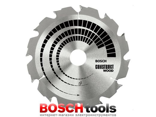 Пильный диск Bosch Сonstruct Wood, Ø 160x20/16x2,6 (12)