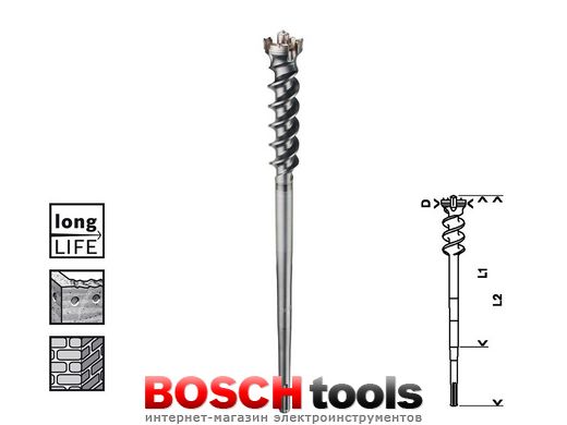 Проломной бур Bosch SDS-max-9 BreakThrough, Ø 80x850/1000