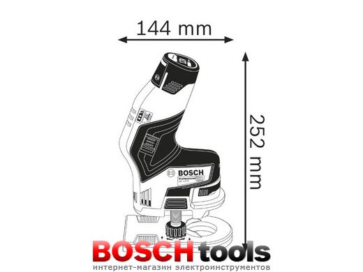 Aккумуляторный кромочный фрезер Bosch GKF 12V-8