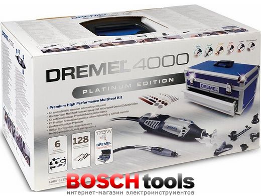 Багатофункціональний інструмент DREMEL® 4000 6/128 Platinum Edition