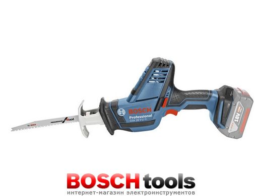 Аккумуляторная ножовка Bosch GSA 18 V-LI C