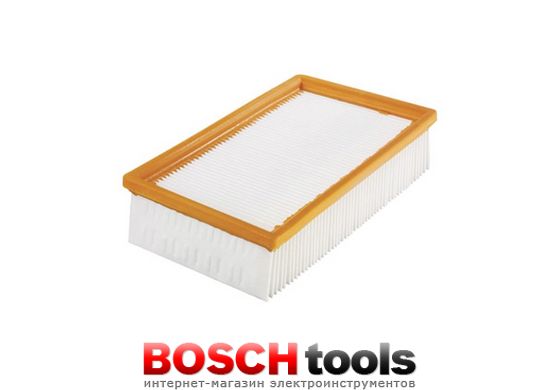 Плоский складчатый фильтр Bosch из полиэстера