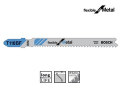 Полотно для лобзика Bosch flexible for Metal T 118 BF