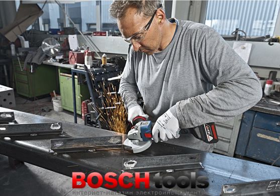 Аккумуляторная угловая шлифмашина Bosch GWS 18V-10