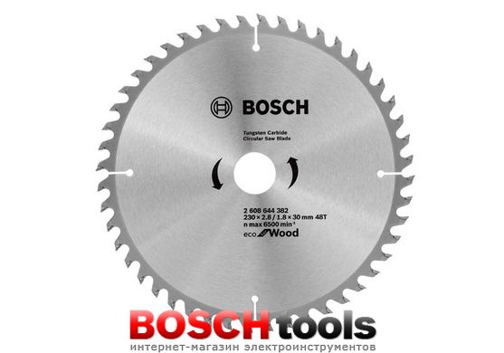 Пильный диск Bosch optiline ECO, Ø 230x30-48T