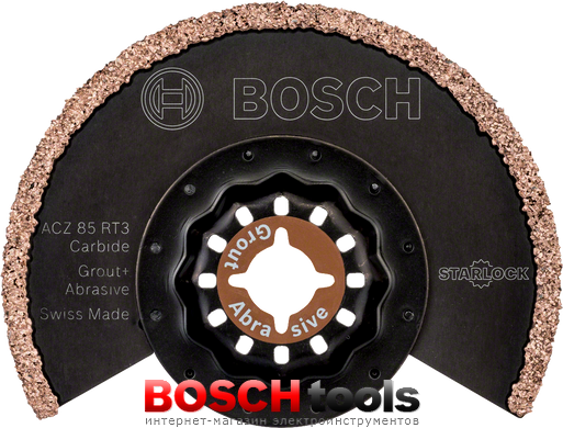 Сегментоване пиляльне полотно Bosch Carbide-RIFF ACZ 85 RT3