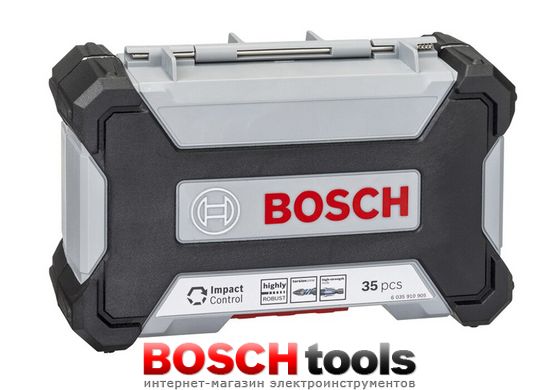 Набор бит Bosch для шуруповерта Impact Control MultiConstruction, 35 шт.