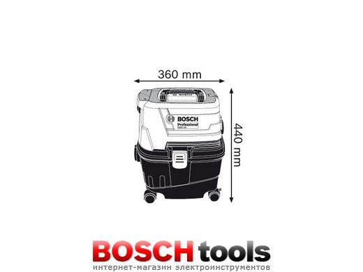 Промышленный универсальный пылесос Bosch GAS 15 PS