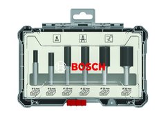 Набор пазовых фрез Bosch, хвостовик 8 мм, из 6 шт.
