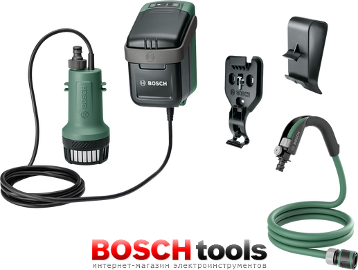 Аккумуляторный насос для дождевой воды Bosch GardenPump 18
