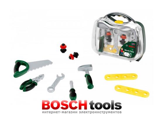 Дитячий ігровий набір інструментів для майстра Bosch в кейсі (Klein 8452)