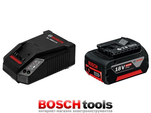 Набор Bosch аккумулятор 18 В / 4,0 А/ч + з/у AL 1860 CV