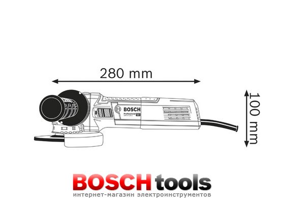 Угловая шлифмашина Bosch GWX 9-125 S с X-LOCK