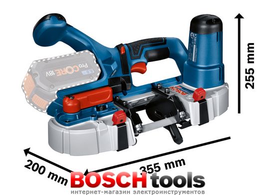 Аккумуляторная ленточная пила Bosch GCB 18V-63